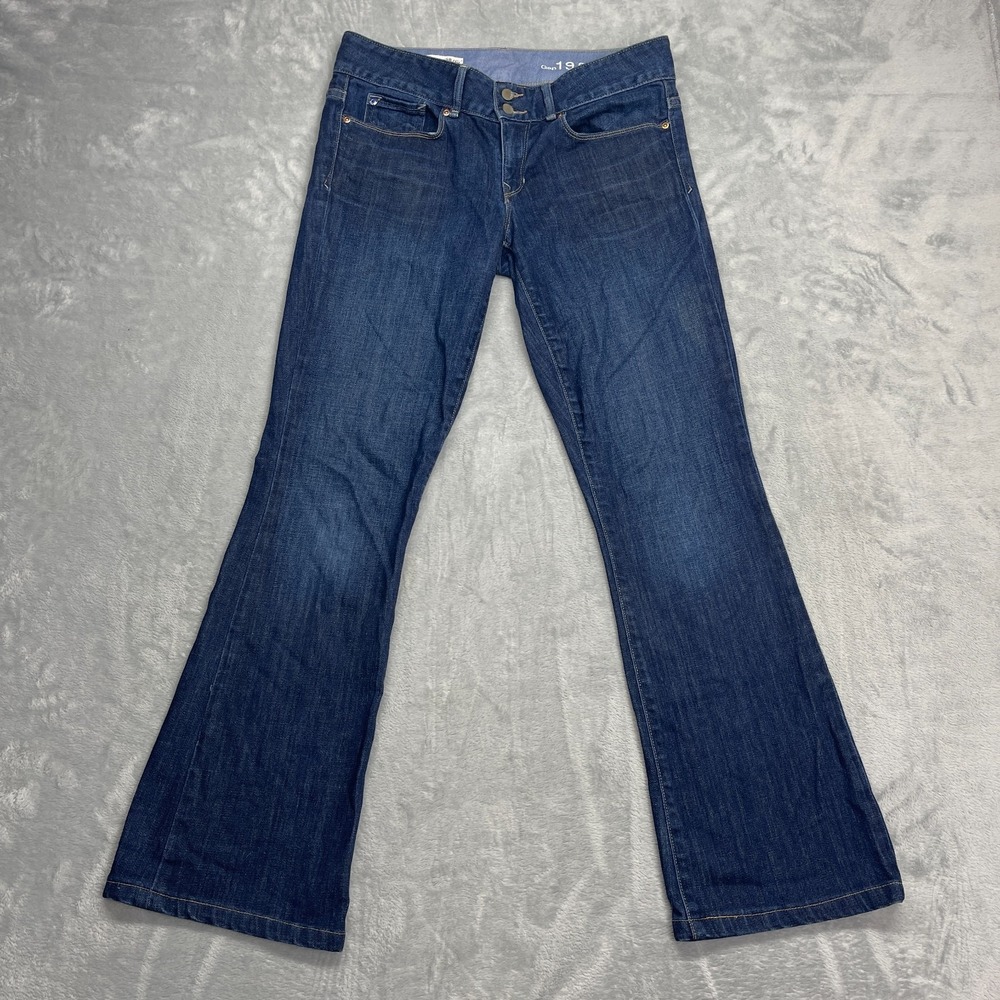 Gap Jeans Womens 28/6R (31x30) Blue 1969 Denim Dark Wash Perfect Bootcut Leg Y2k